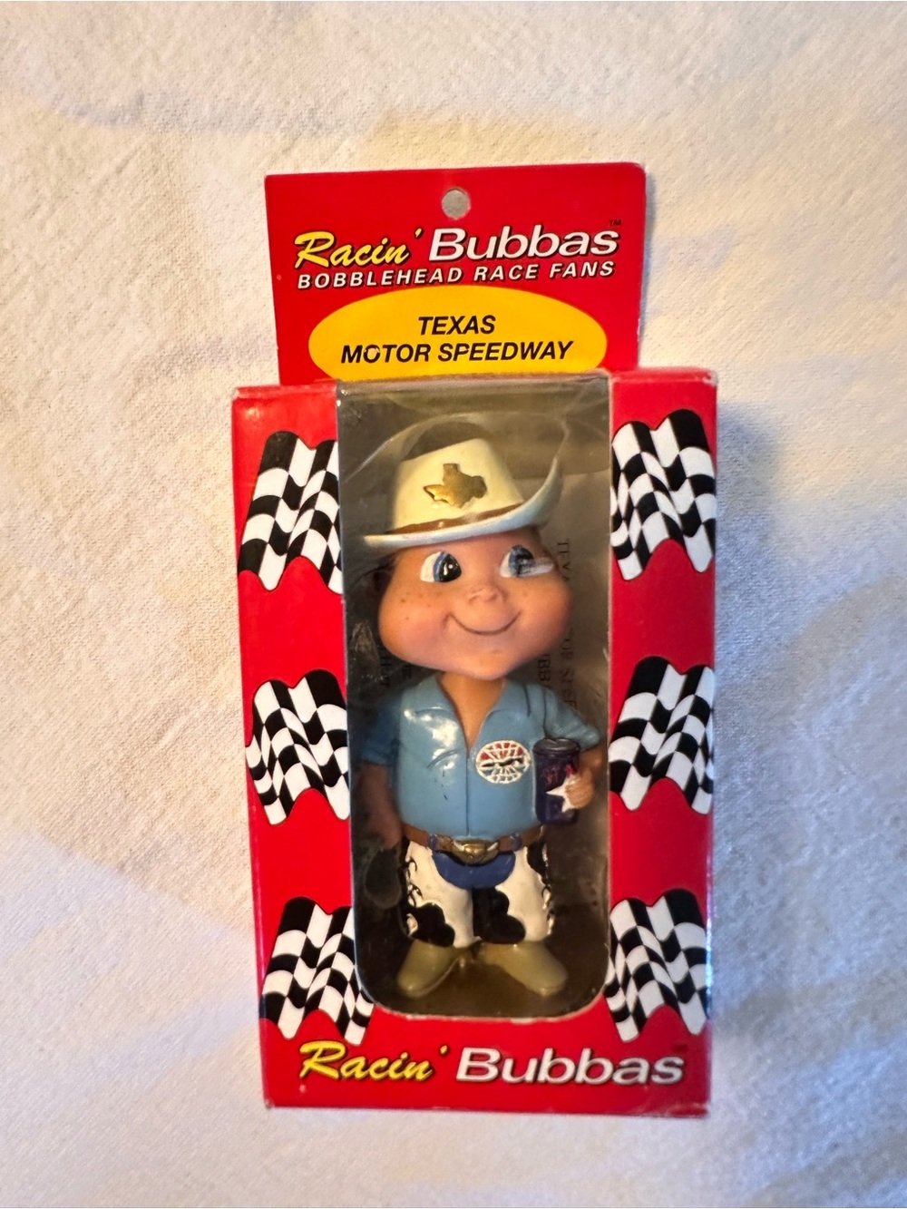 Vintage Y2K Texas Motorworks Bobblehead Toy
